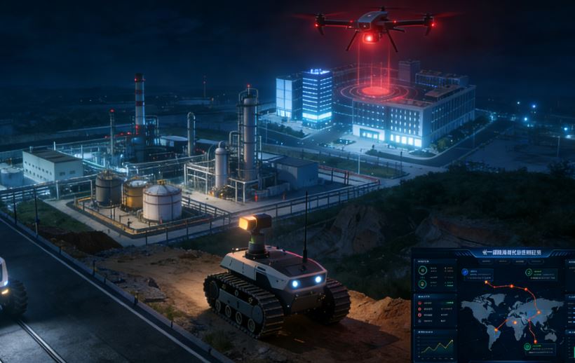 智能多形态机器人协作巡检管控系统